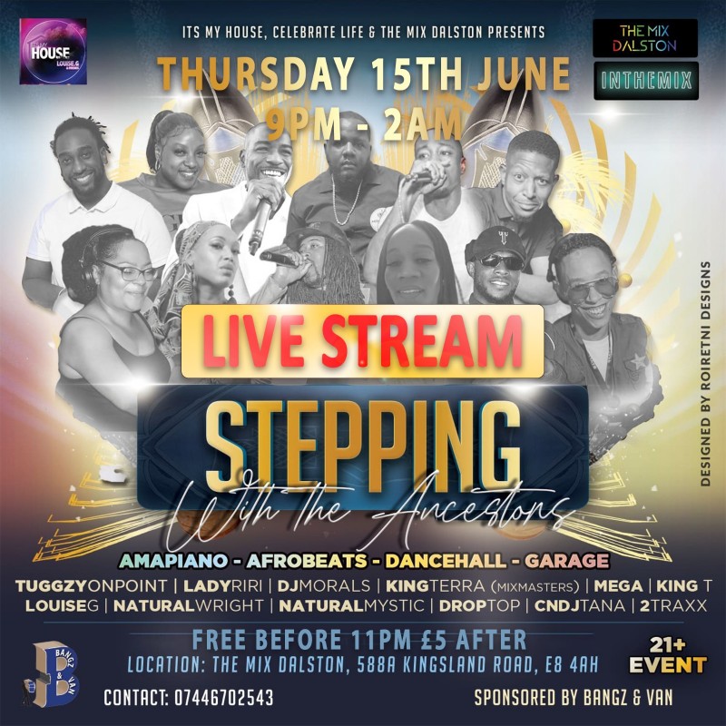 STEPPING WITH THE ANCESTORS LIVESTREAM