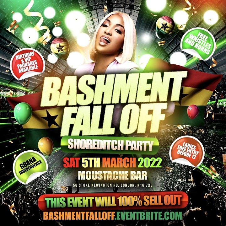 Bashment Fall Off - Shoreditch Biggest Bashment Party