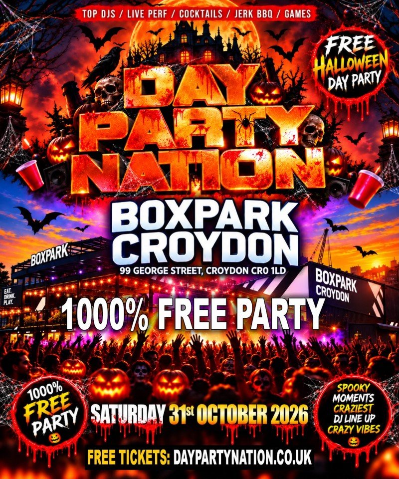 DAY PARTY NATION - FREE HALLOWEEN PARTY