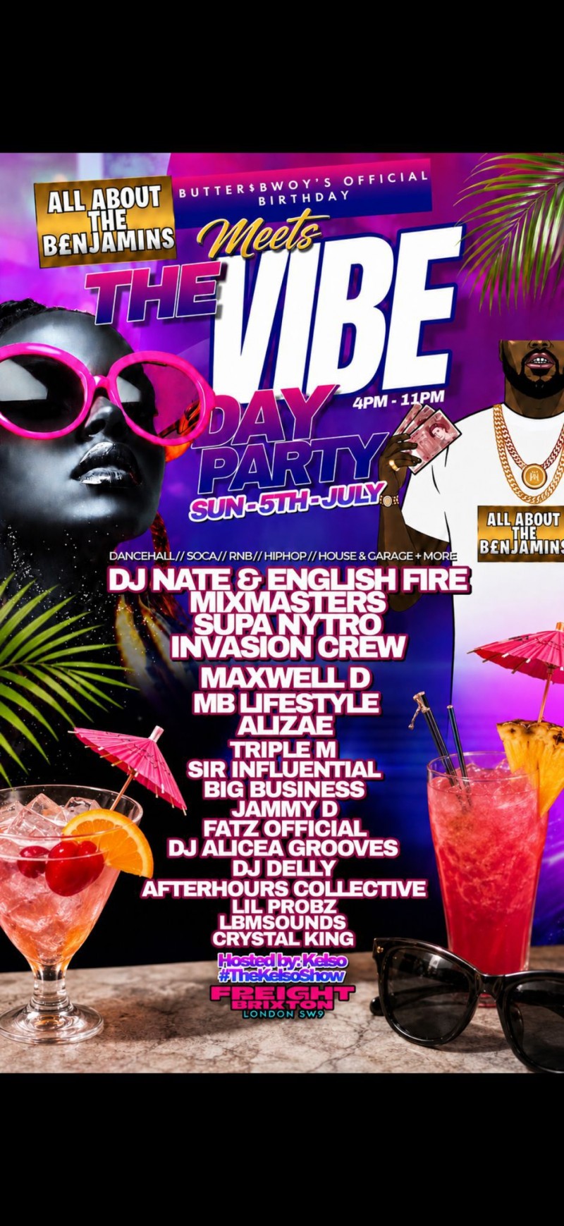 All About the Benjamin's meets The Vibe Day Party