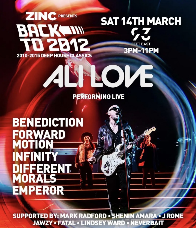 Back To 2012 Deep House Classics: Ali Love LIVE