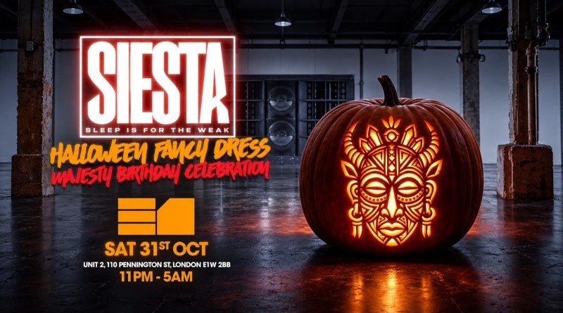 Siesta presents - Majesty's Birthday (Halloween Fancy Dress Party)