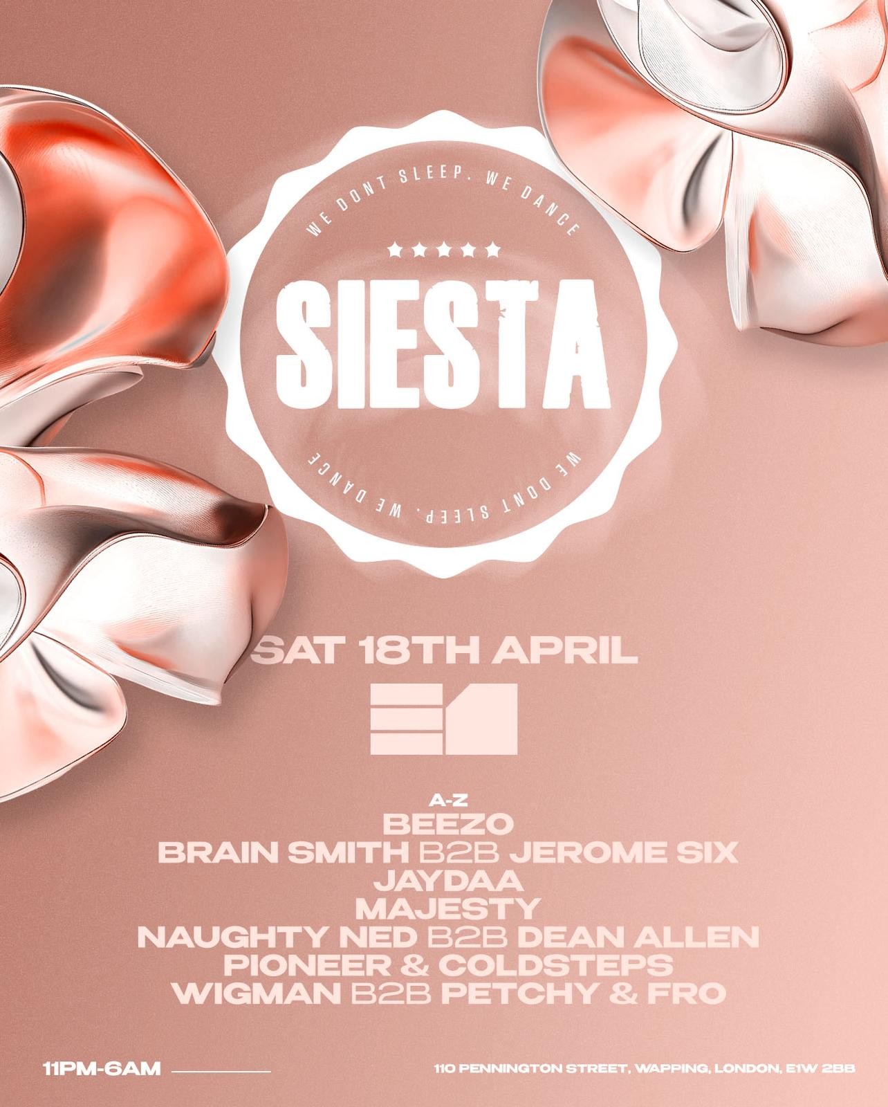 Siesta - Opening Party