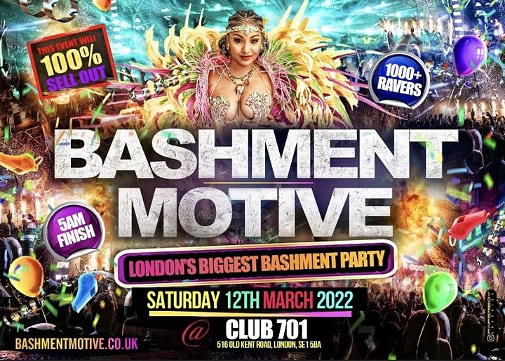 Bashment Motive - London’s Biggest Party Of The Year