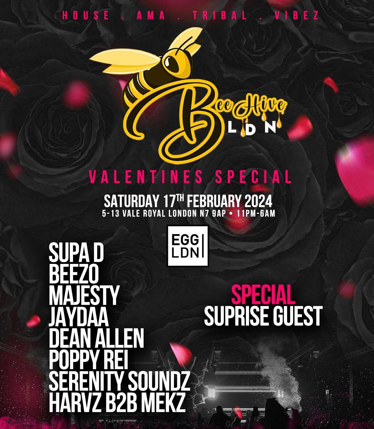 Beehive Ldn Valentines special (The Experience)