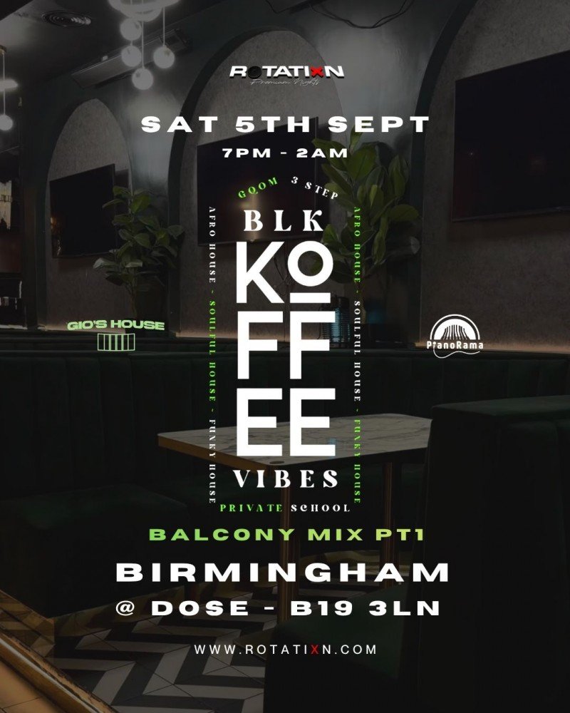 BLK KOFFEE VIBES - Balcony Mix Pt1 @ DOSE