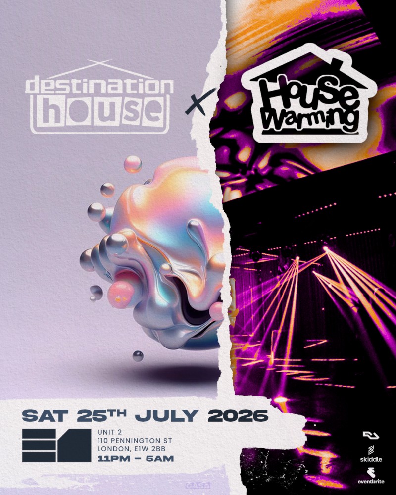 Destination House x House Warming 🏠