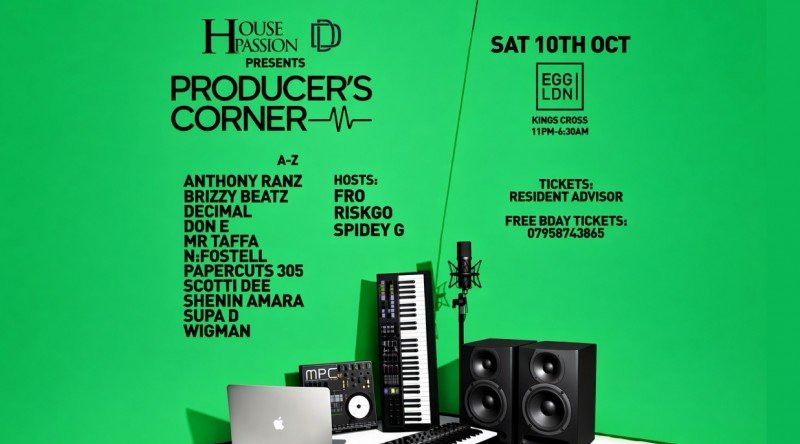 House Passion presents Producer's Corner