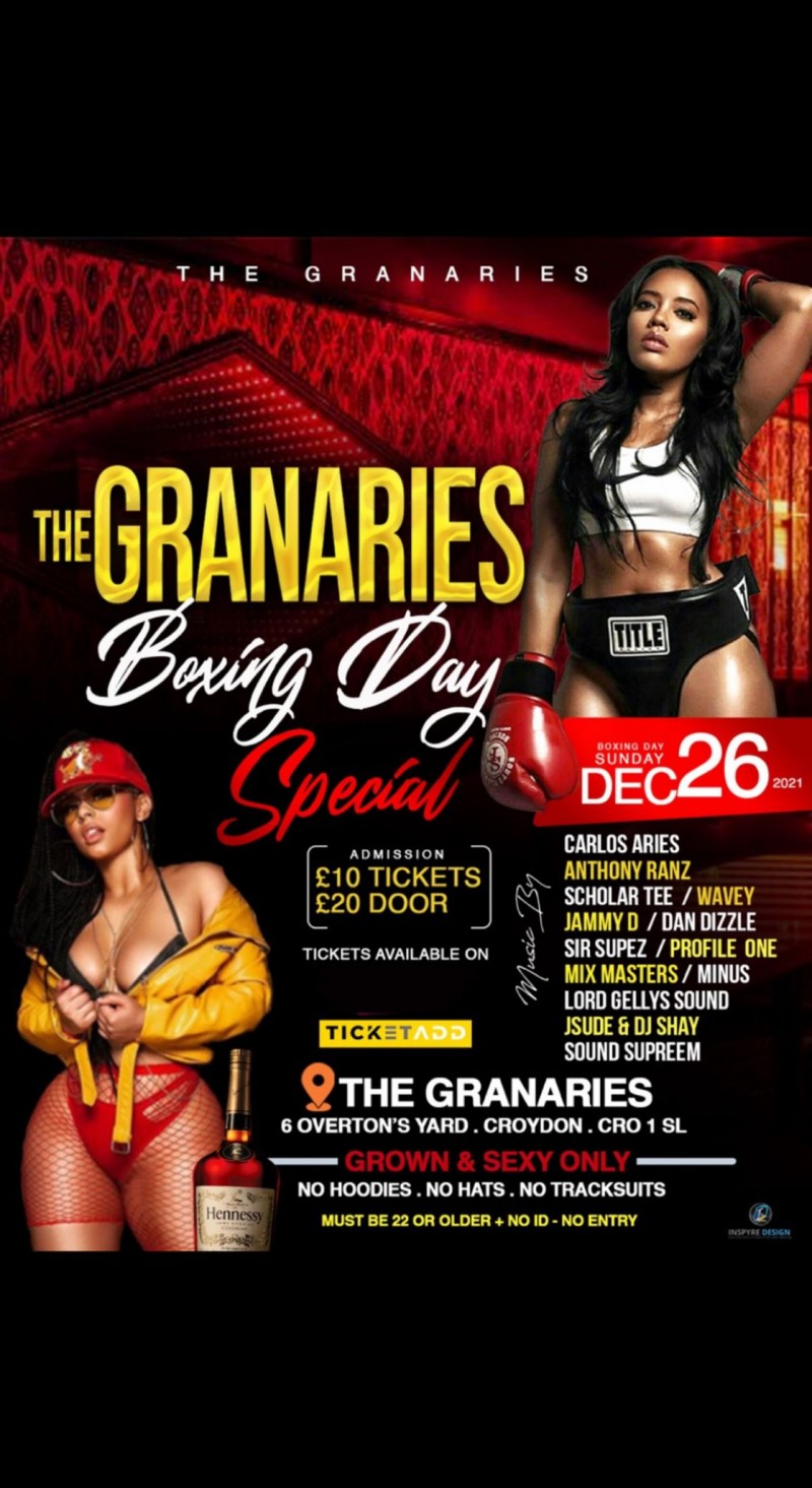 THE GRANARIES *BOXING DAY SPECIAL
